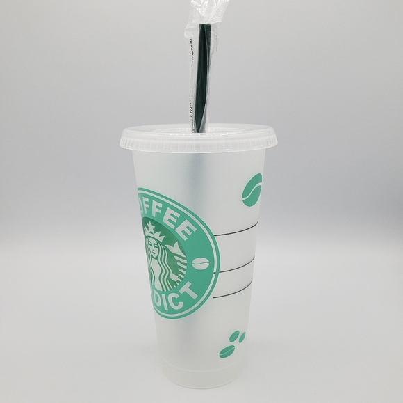 Starbucks custom reusable 24 oz. cold drink cup - Picture 7 of 9